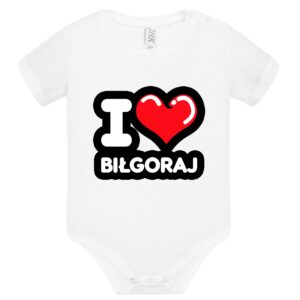 Body dziecięce Kocham To Miasto Biłgoraj