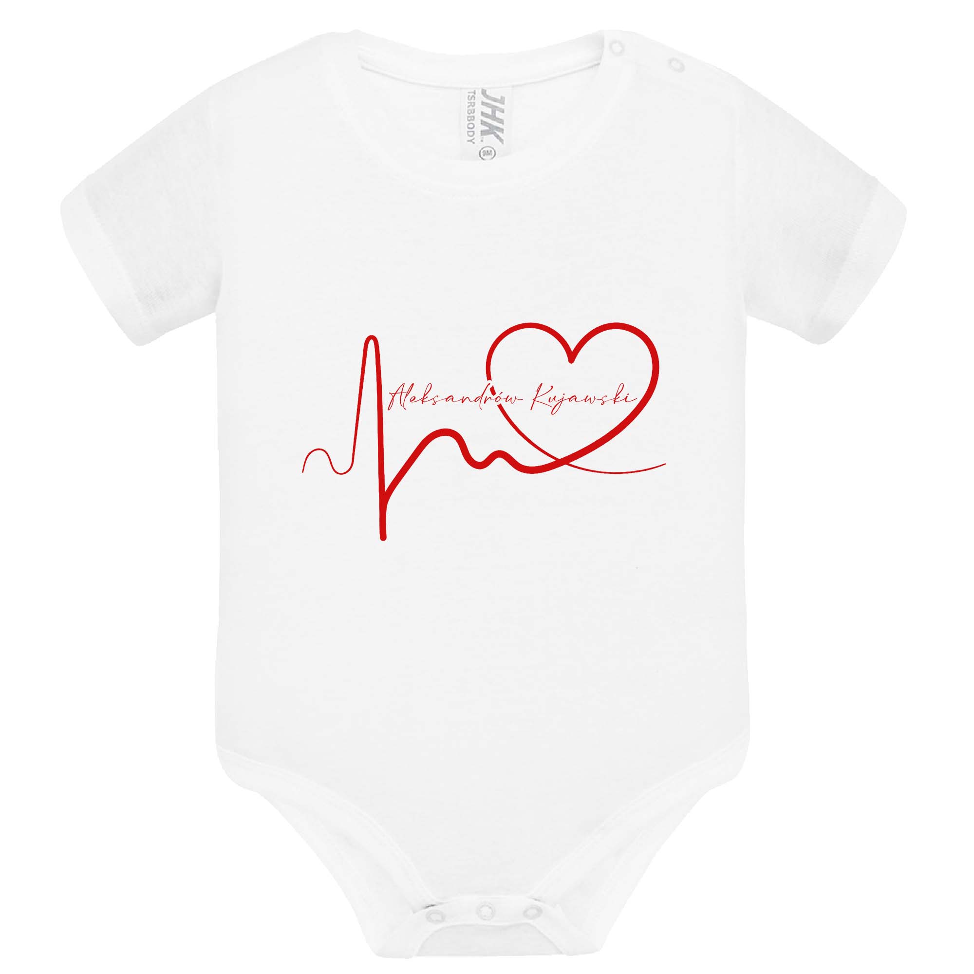 Body dziecięce Linia EKG Serca Aleksandrów Kujawski