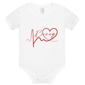 Body dziecięce Linia EKG Serca Brzeg