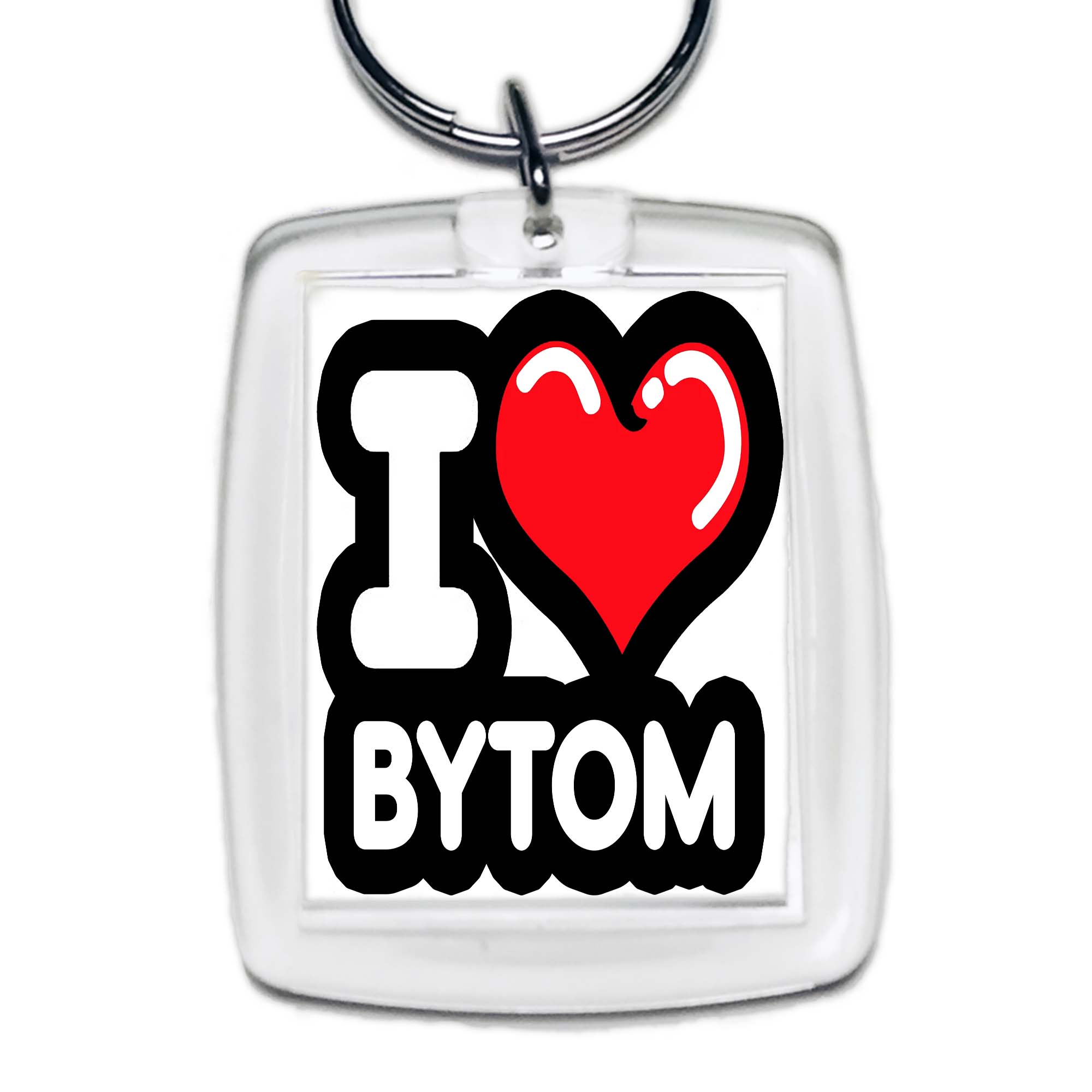 Brelok akrylowy Kocham To Miasto Bytom