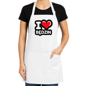 Fartuch kuchenny Kocham To Miasto Będzin