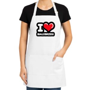 Fartuch kuchenny Kocham To Miasto Białobrzegi