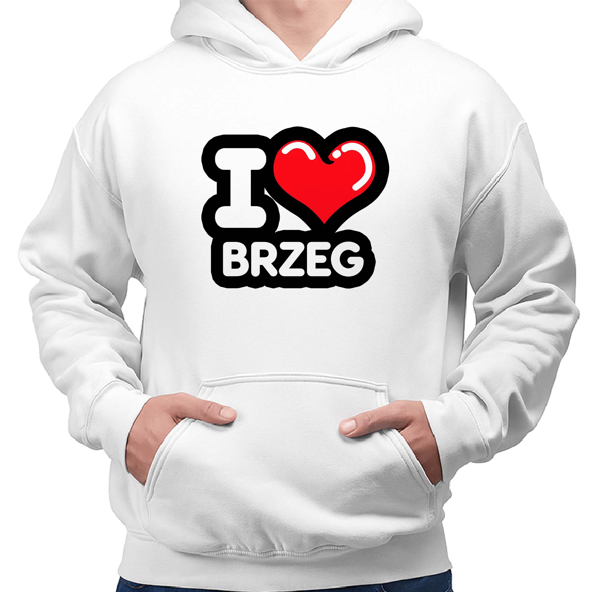 Kangurka męska Kocham To Miasto Brzeg