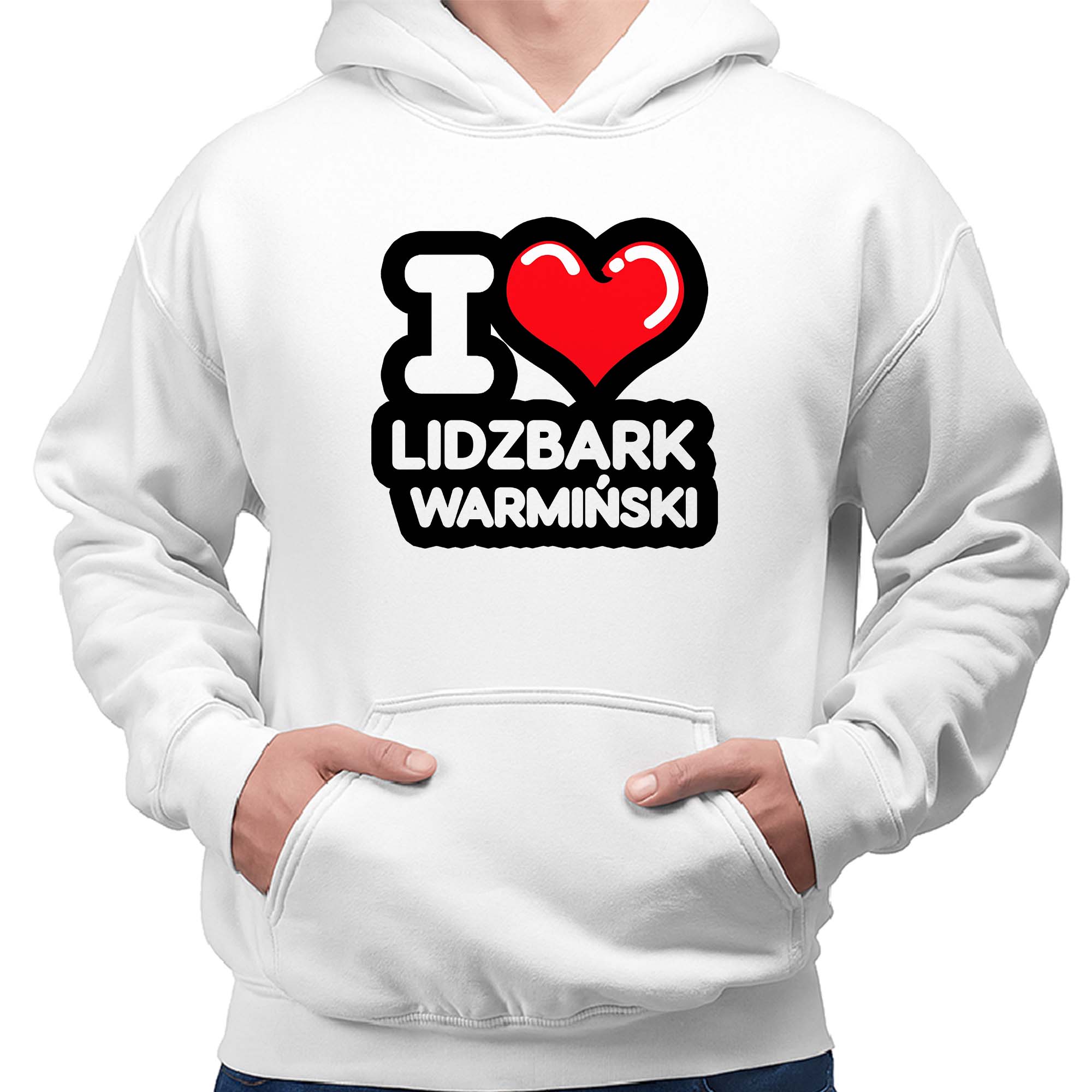 Kangurka męska Kocham To Miasto Lidzbark Warmiński