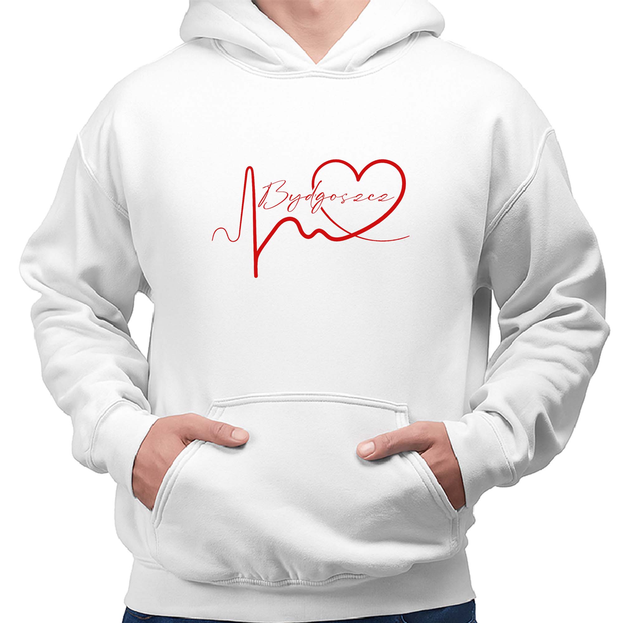 Kangurka męska Linia EKG Serca Bydgoszcz