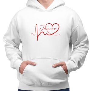 Kangurka męska Linia EKG Serca Jawor