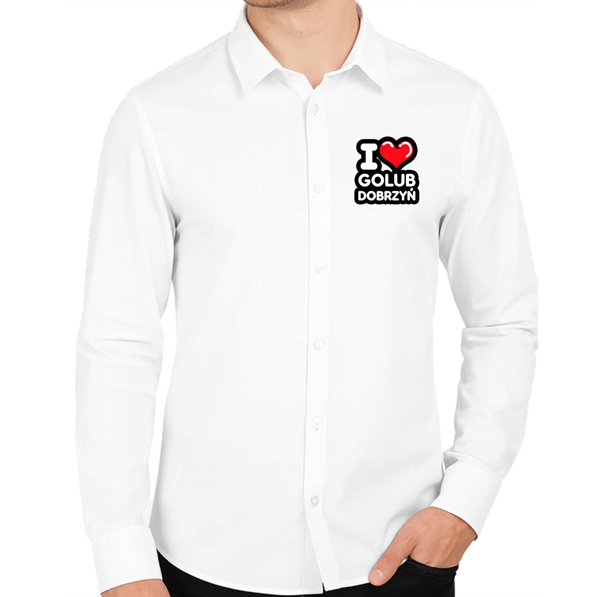 Koszula męska Kocham To Miasto Golub-Dobrzyń