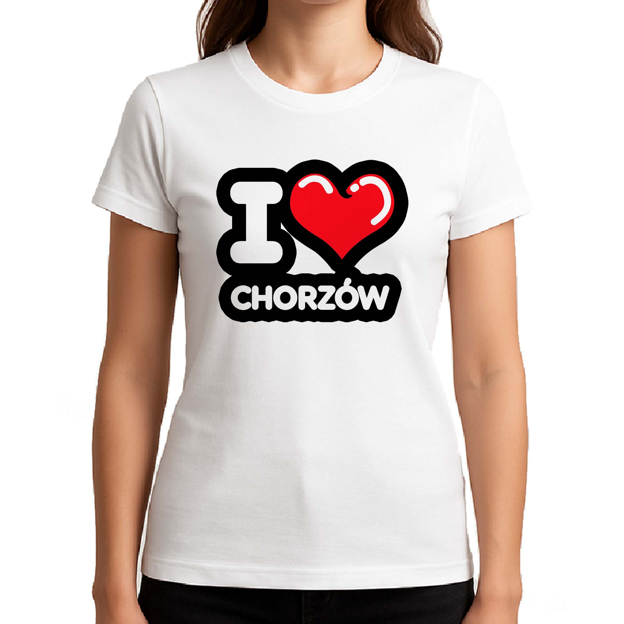 Koszulka damska Kocham To Miasto Chorzów
