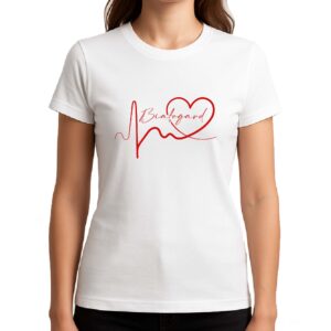 Koszulka damska Linia EKG Serca Białogard