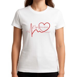 Koszulka damska Linia EKG Serca Bydgoszcz