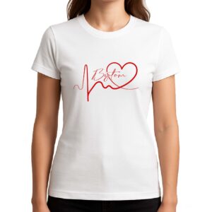 Koszulka damska Linia EKG Serca Bytom