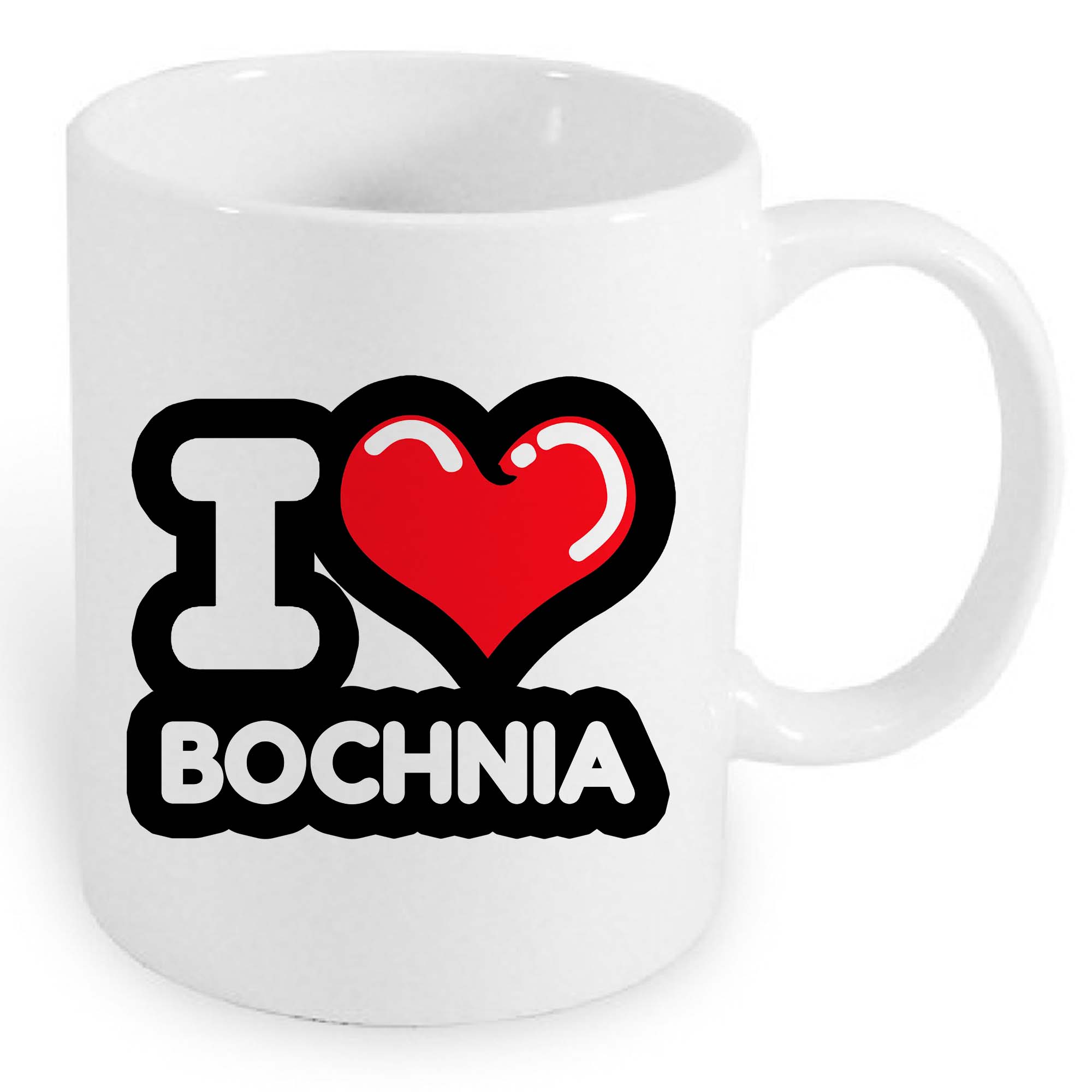 Kubek ceramiczny Kocham To Miasto Bochnia