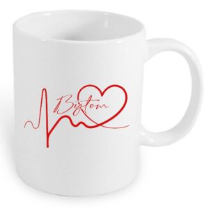 Kubek ceramiczny Linia EKG Serca Bytom