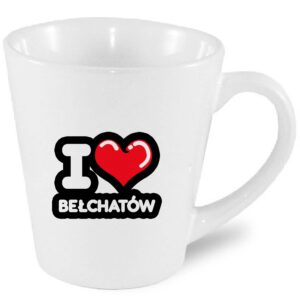 Kubek latte Kocham To Miasto Bełchatów