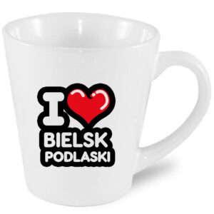 Kubek latte Kocham To Miasto Bielsk Podlaski