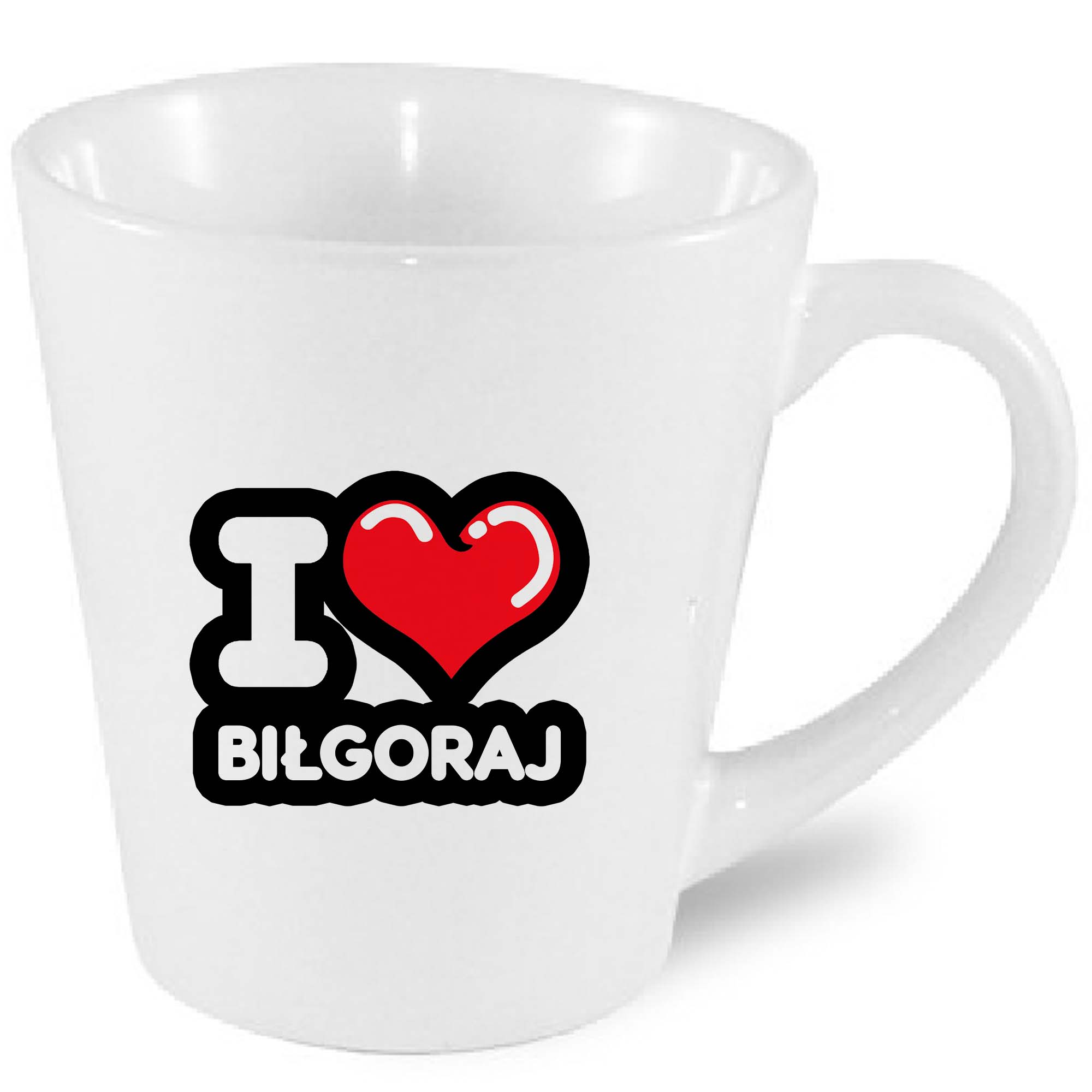 Kubek latte Kocham To Miasto Biłgoraj