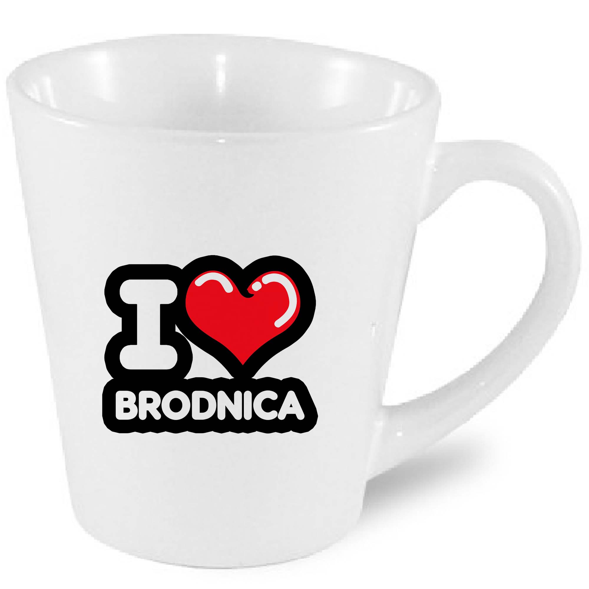 Kubek latte Kocham To Miasto Brodnica