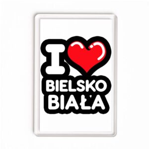 Magnes akrylowy Kocham To Miasto Bielsko-Biała