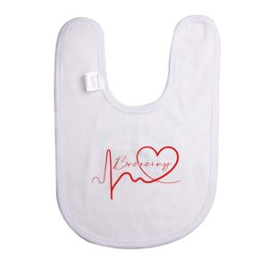 Śliniak dziecięcy Linia EKG Serca Brzeziny