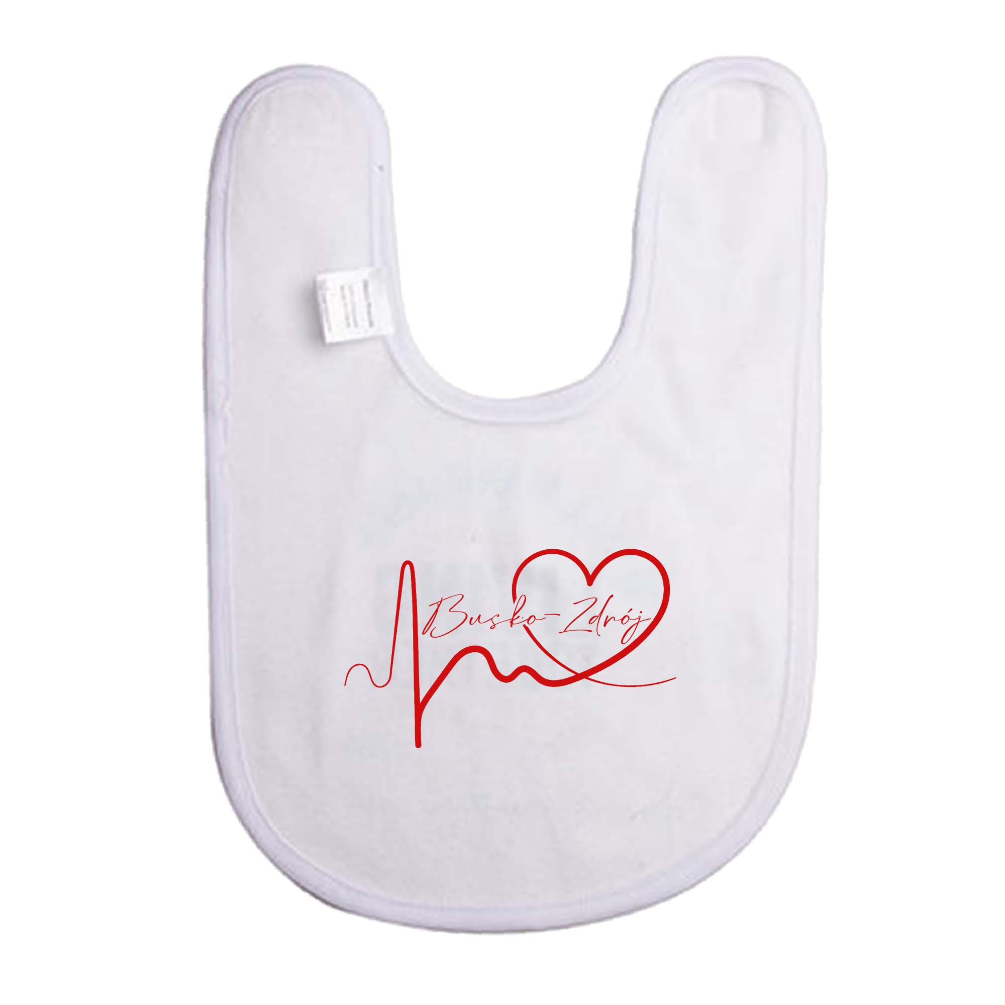 Śliniak dziecięcy Linia EKG Serca Busko Zdrój