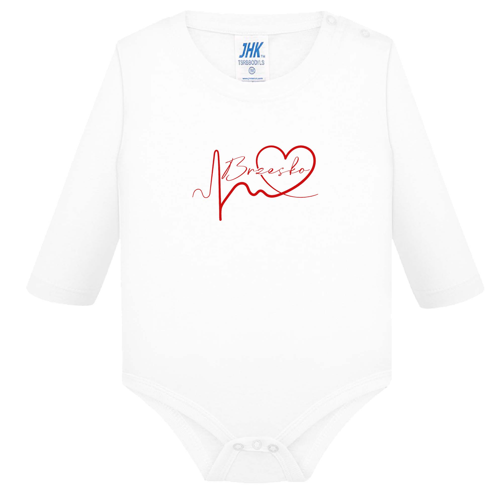 Śpioszki dziecięce Linia EKG Serca Brzesko