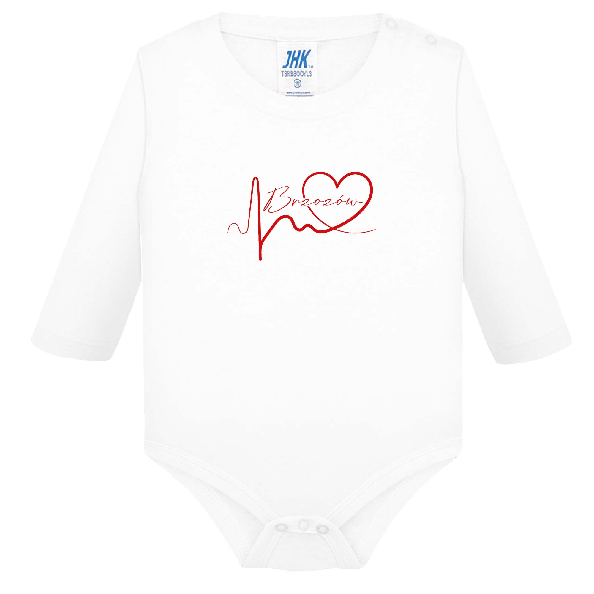 Śpioszki dziecięce Linia EKG Serca Brzozów