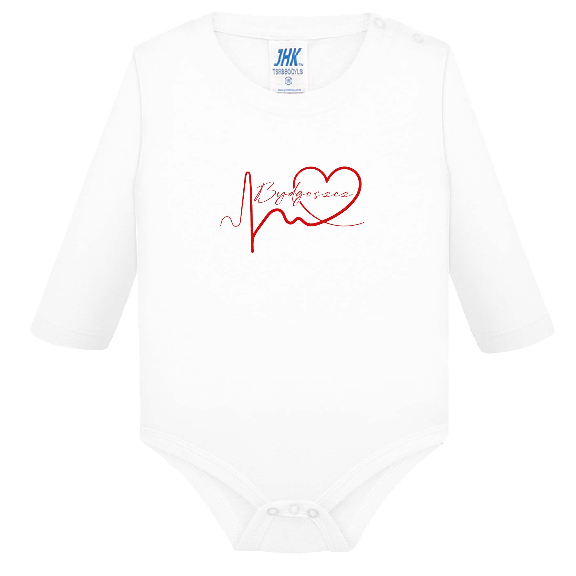 Śpioszki dziecięce Linia EKG Serca Bydgoszcz