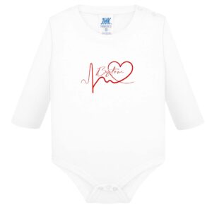 Śpioszki dziecięce Linia EKG Serca Bytom