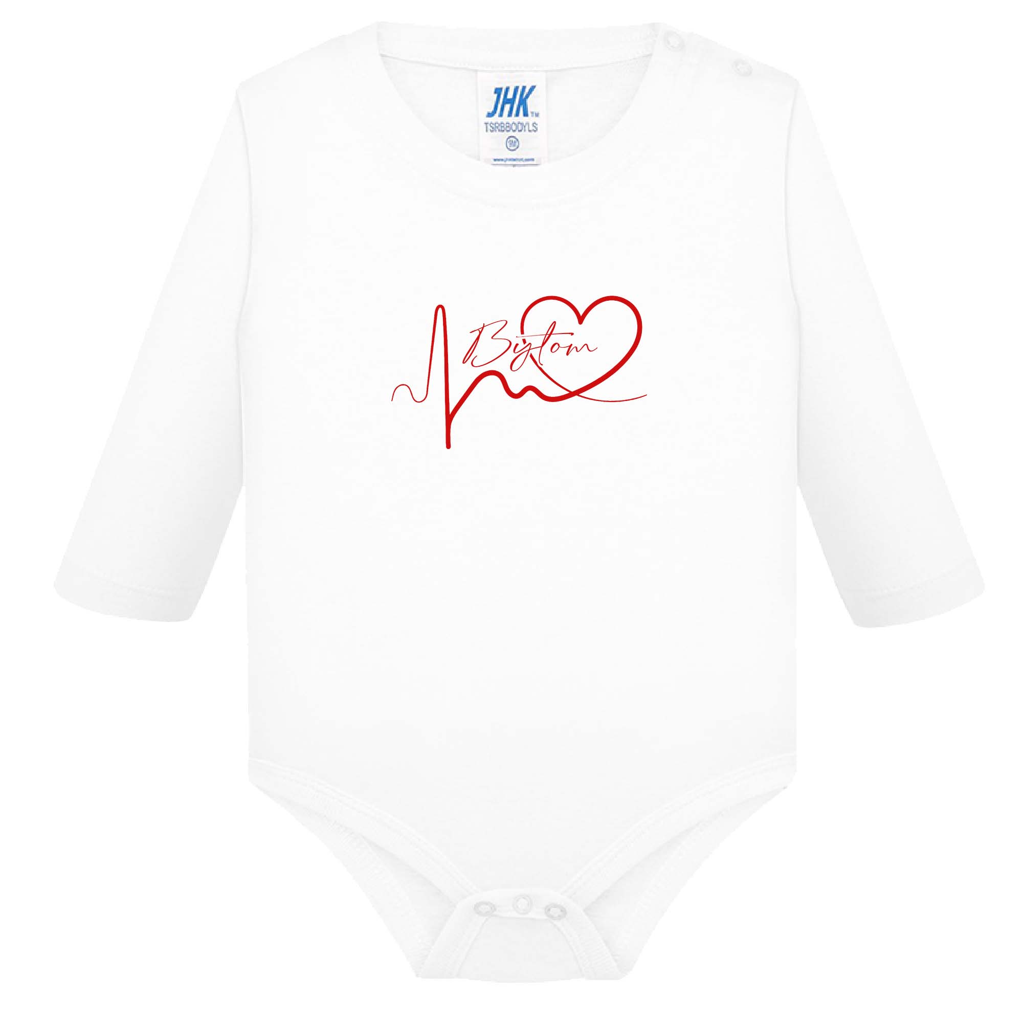 Śpioszki dziecięce Linia EKG Serca Bytom