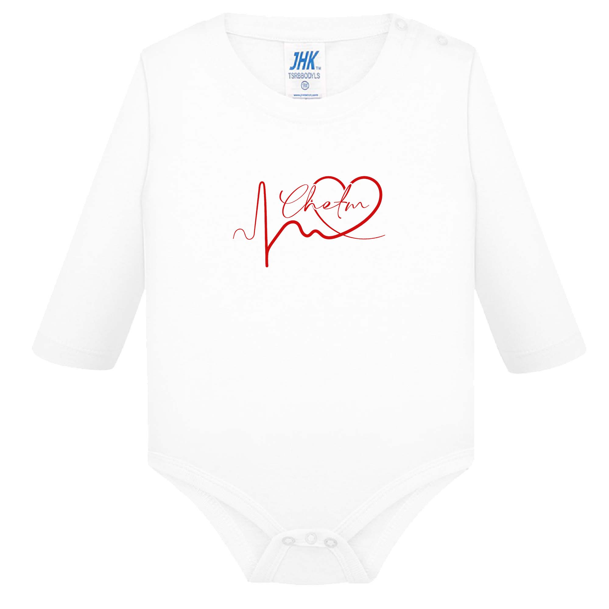 Śpioszki dziecięce Linia EKG Serca Chełm