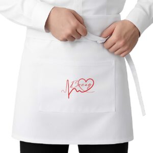 Zapaska krótka Linia EKG Serca Brzeg