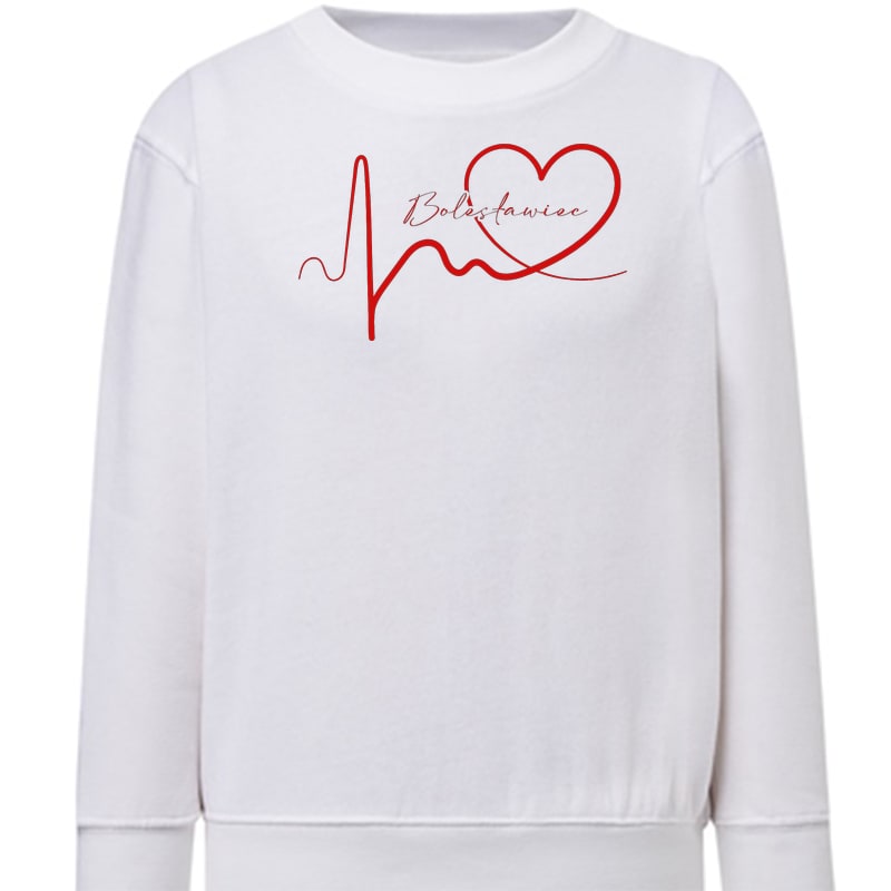 Bluza dziecięca Linia EKG Serca Bolesławiec