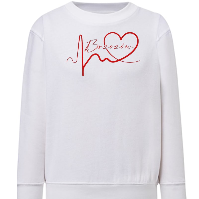 Bluza dziecięca Linia EKG Serca Brzozów