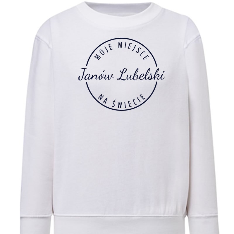 Bluza dziecięca Moje miejsce na świecie Janów Lubelski