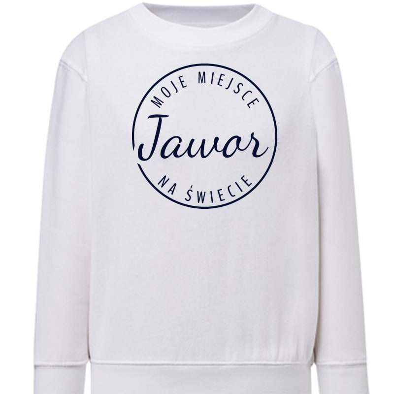 Bluza dziecięca Moje miejsce na świecie Jawor