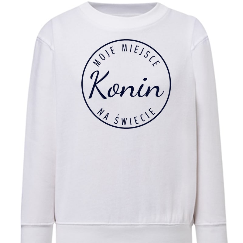 Bluza dziecięca Moje miejsce na świecie Konin