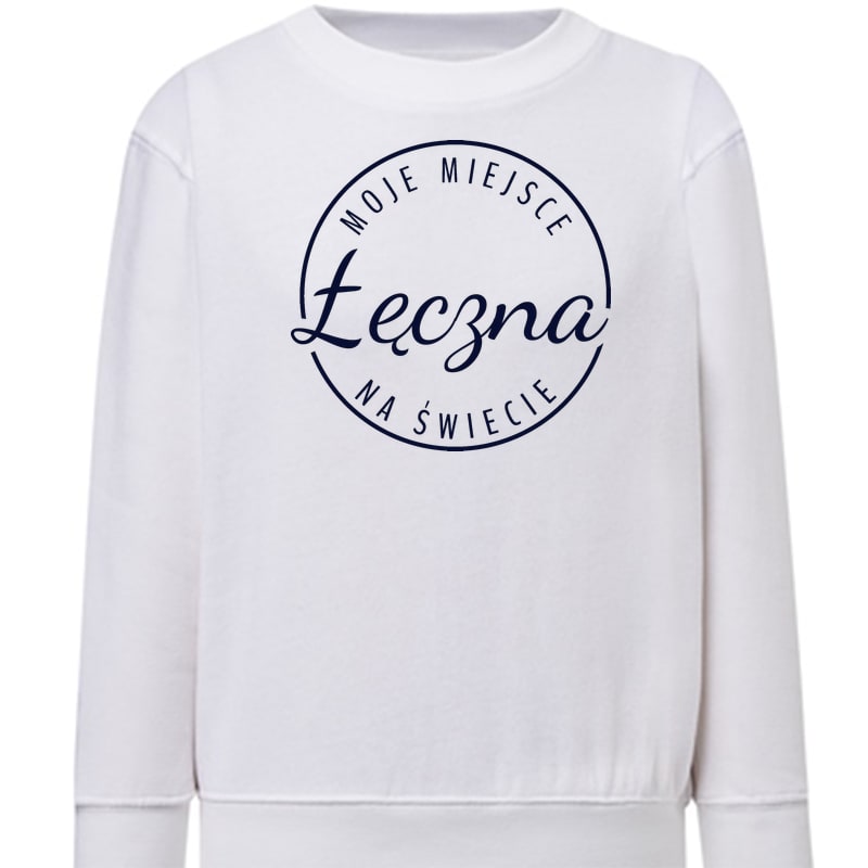 Bluza dziecięca Moje miejsce na świecie Łęczna