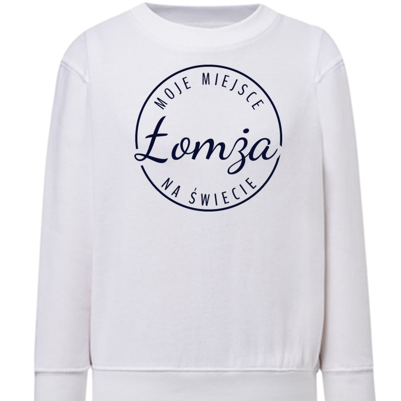 Bluza dziecięca Moje miejsce na świecie Łomża