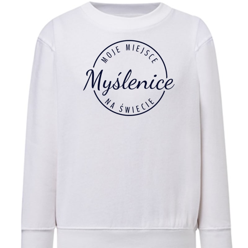 Bluza dziecięca Moje miejsce na świecie Myślenice