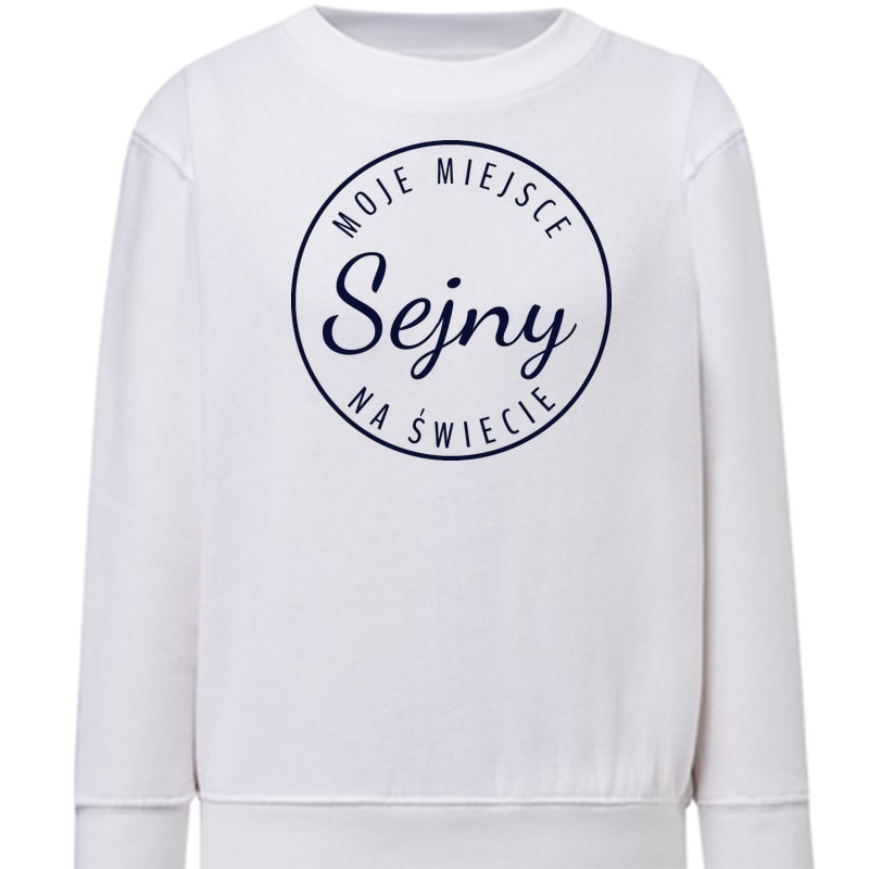 Bluza dziecięca Moje miejsce na świecie Sejny