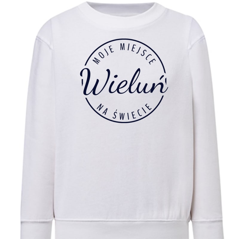Bluza dziecięca Moje miejsce na świecie Wieluń