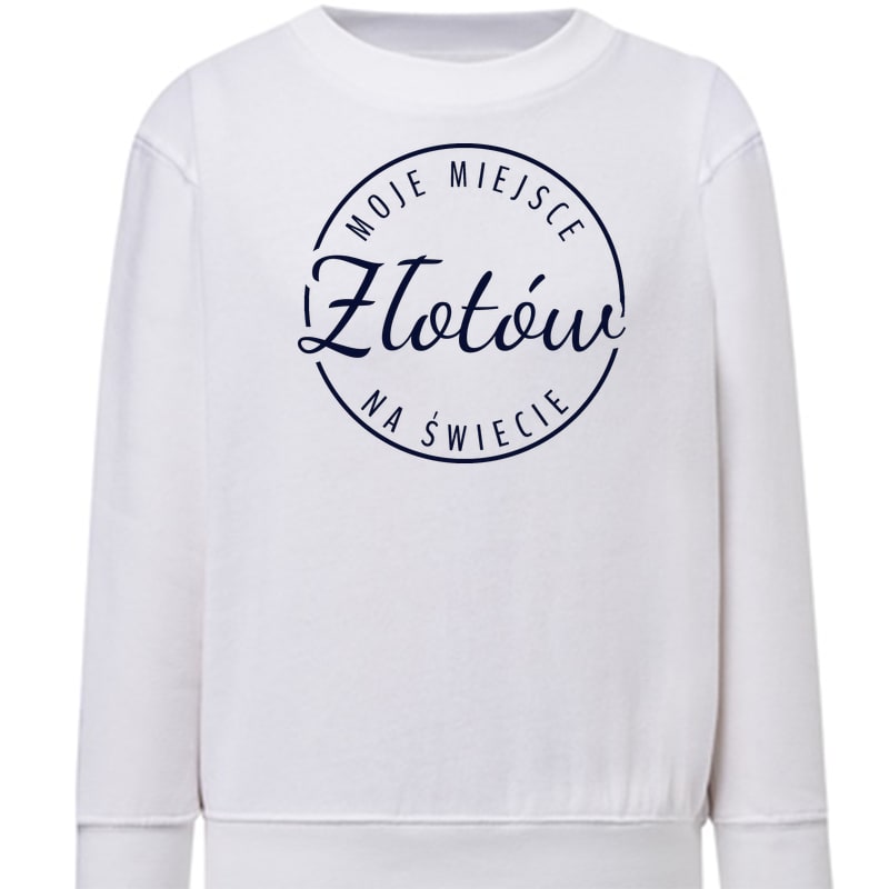 Bluza dziecięca Moje miejsce na świecie Złotów