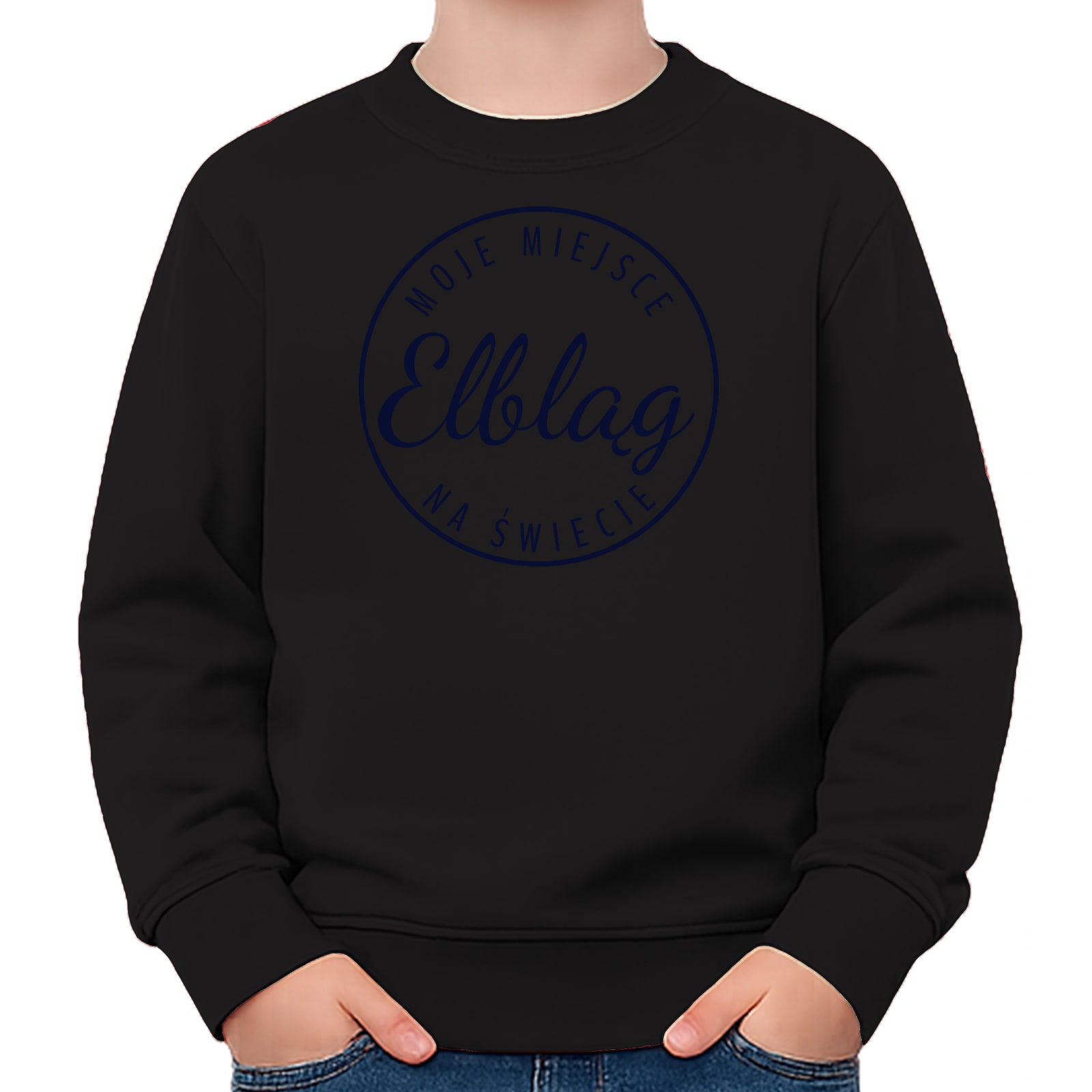 Bluza dziecięca Moje miejsce na świecie Elbląg - obrazek 2