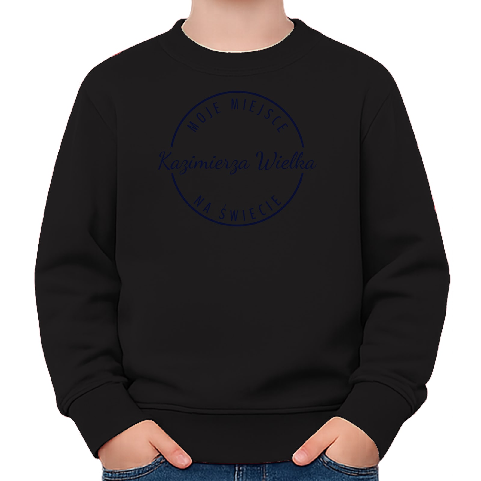 Bluza dziecięca Moje miejsce na świecie Kazimierza Wielka - obrazek 2