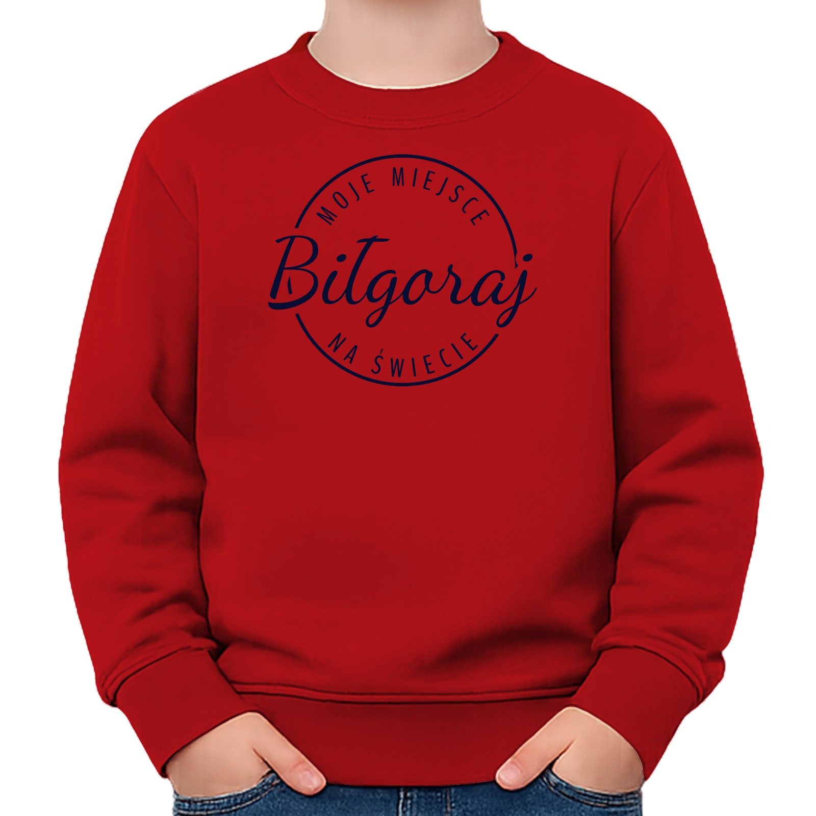 Bluza dziecięca Moje miejsce na świecie Biłgoraj - obrazek 3