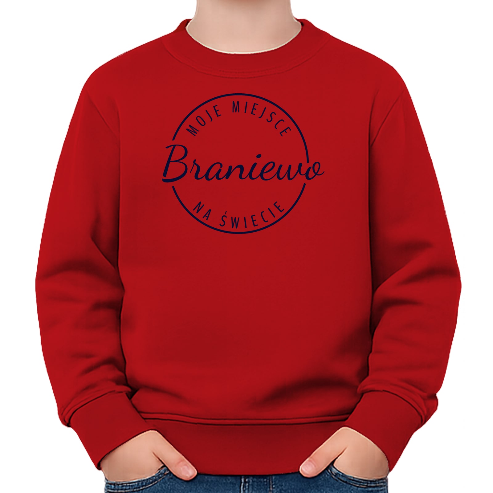 Bluza dziecięca Moje miejsce na świecie Braniewo - obrazek 3