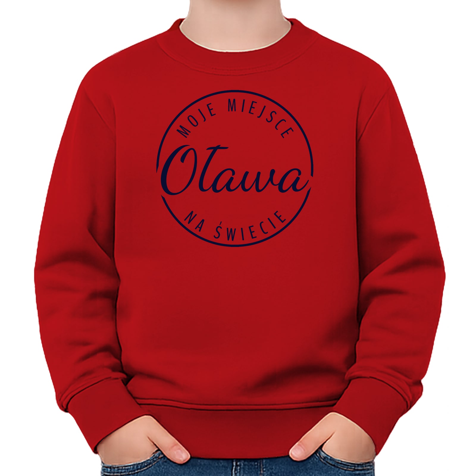 Bluza dziecięca Moje miejsce na świecie Oława - obrazek 3