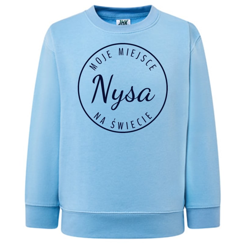 Bluza dziecięca Moje miejsce na świecie Nysa - obrazek 7