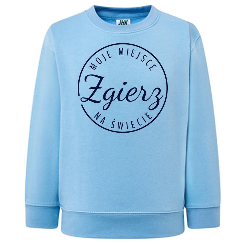 Bluza dziecięca Moje miejsce na świecie Zgierz - obrazek 7