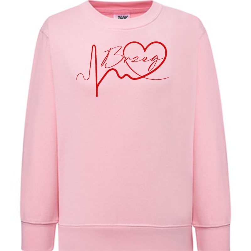 Bluza dziecięca Linia EKG Serca Brzeg - obrazek 7